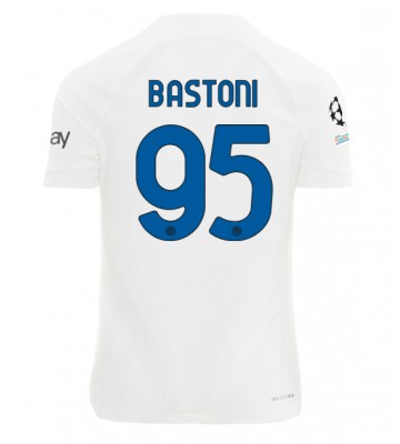 Inter Milan Alessandro Bastoni #95 Bortatröja 2023-24 Kortärmad